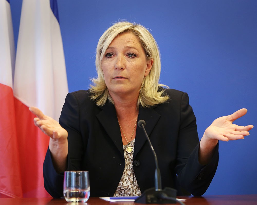 Лидер французской националистической партии «Национальный фронт» Марин Ле Пен