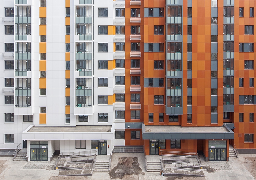 Разноцветные стандарты: как выглядят многоквартирные дома новых серий ::  Городская недвижимость :: РБК Недвижимость