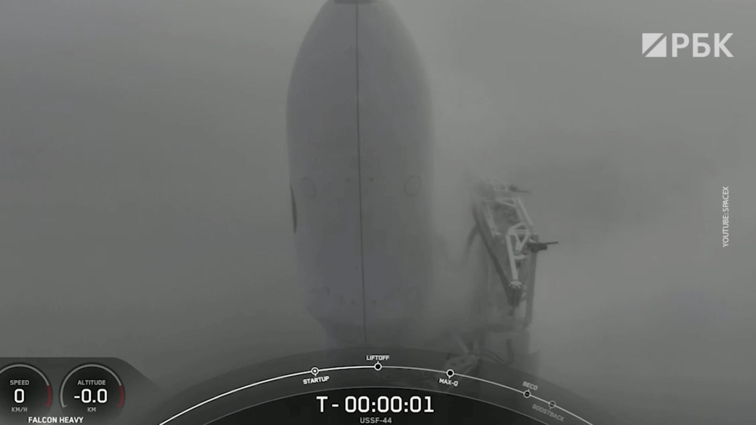 SpaceX запустила ракету Falcon Heavy со спутником для Космических сил США
