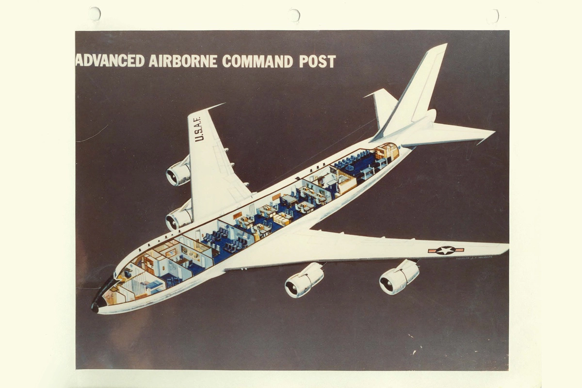 Внутренне устройство Boeing E-4B Nightwatch