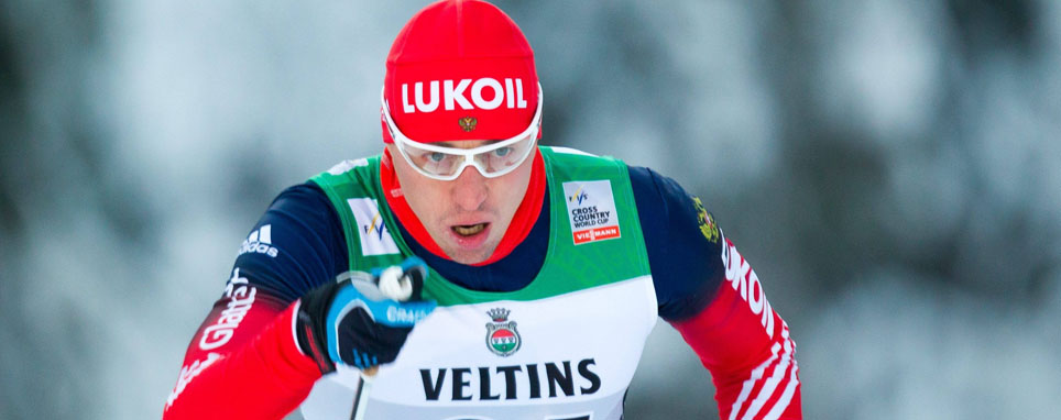 Олимпийский чемпион по лыжным гонкам россиянин Александр Легков