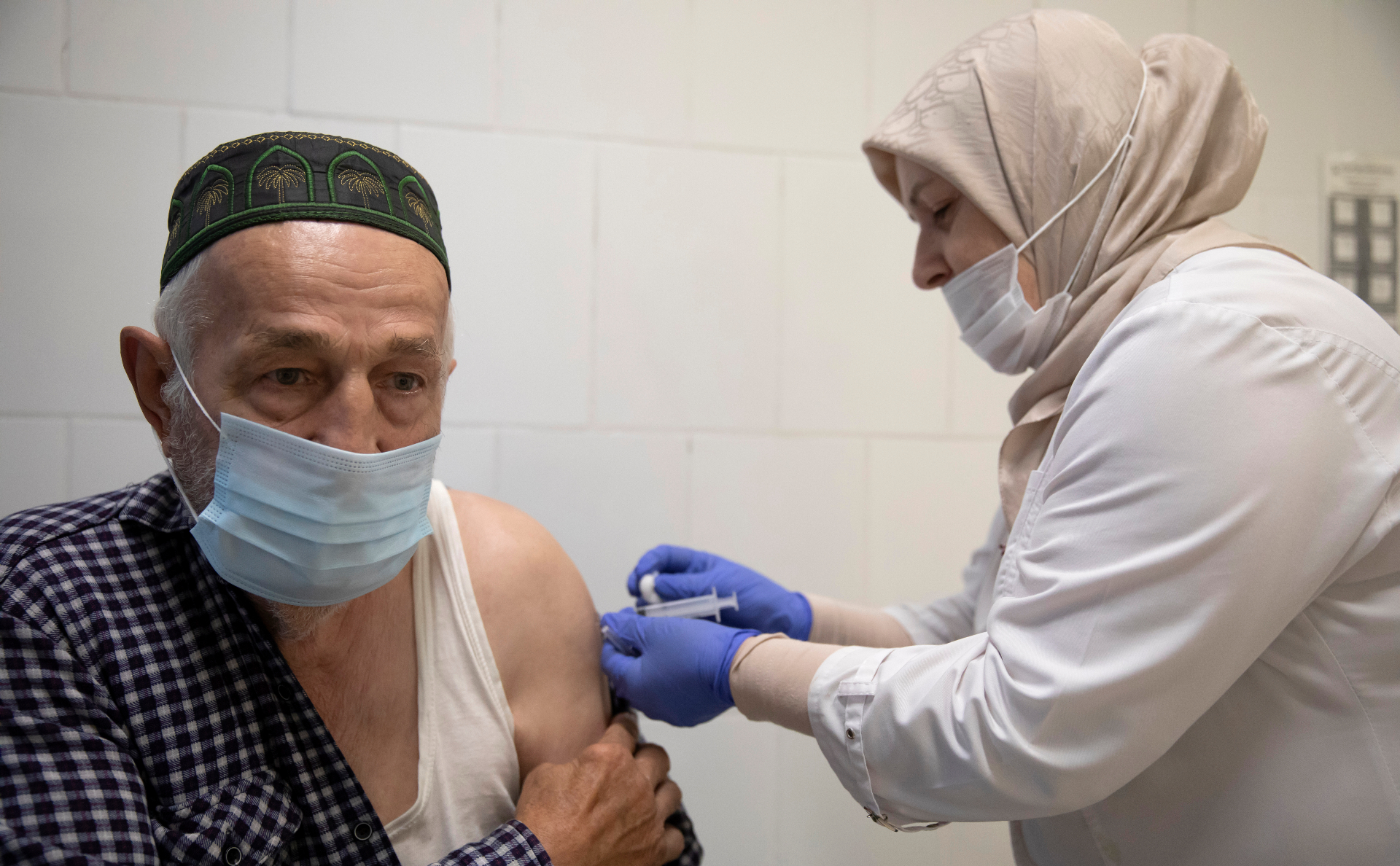 Вакцинация от COVID-19 в Грозном