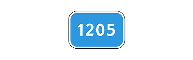 Знак 6.13 &laquo;Километровый знак&raquo;