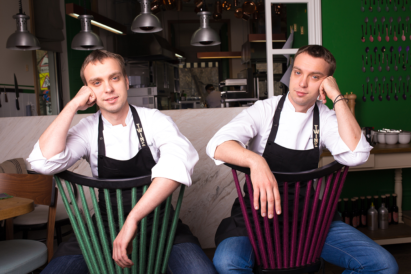 Шеф-повара ресторана Twins Иван и Сергей Березуцкие