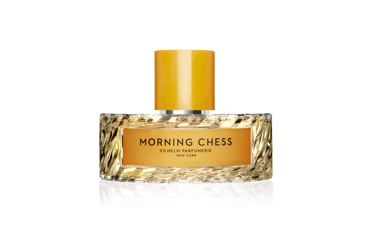 Кожаный аромат Morning Chess, Vilhelm Parfumerie с нотами бергамота, кожи, гальбанума, пачули и черной амбры, от 11&nbsp;900 руб. (Molecule)