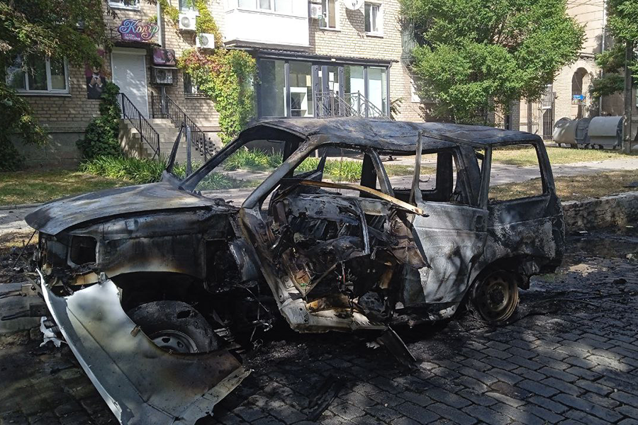 Коменданта Бердянска в тяжелом состоянии госпитализировали после взрыва