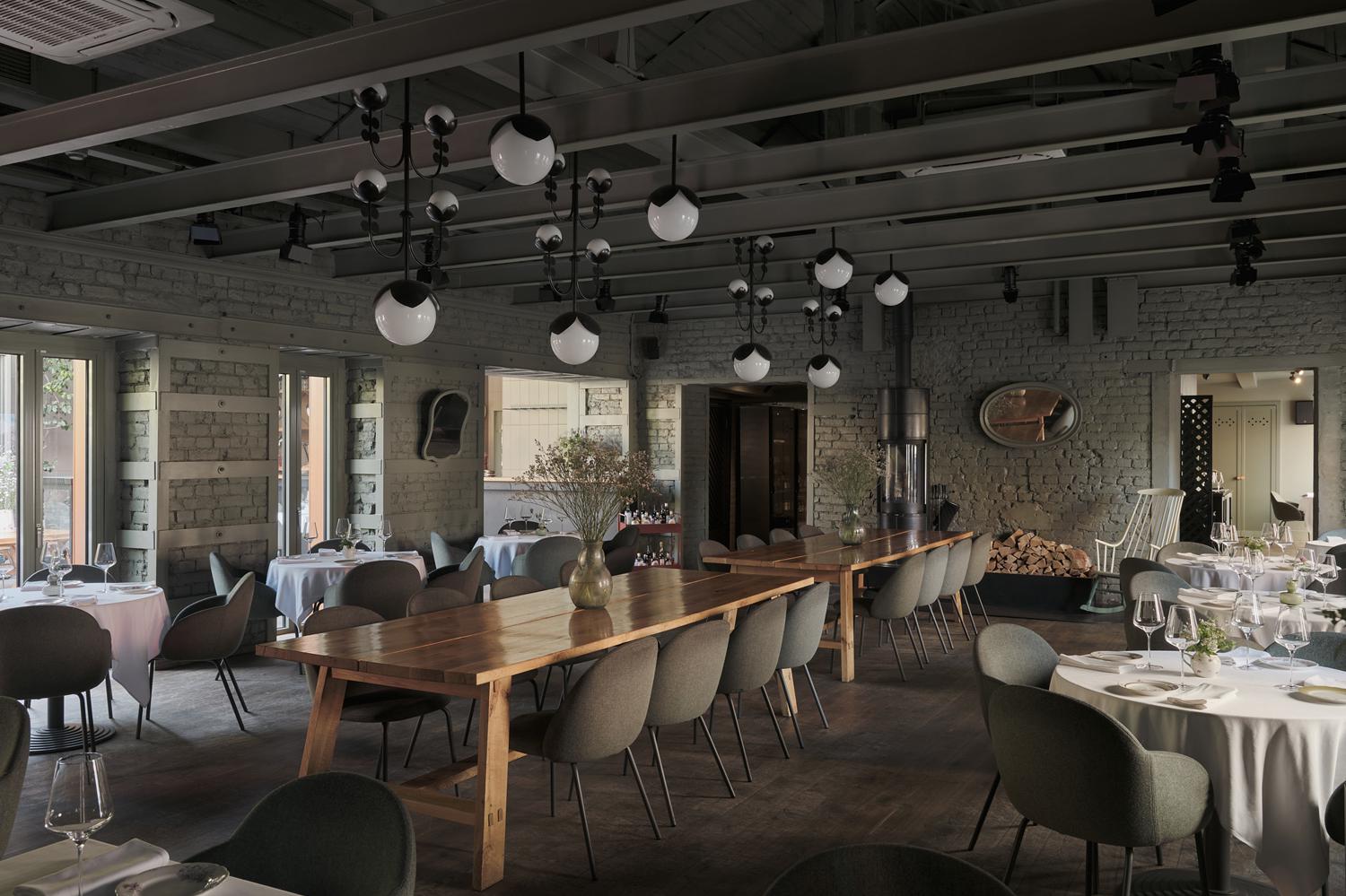 Интерьер ресторана «Сад»