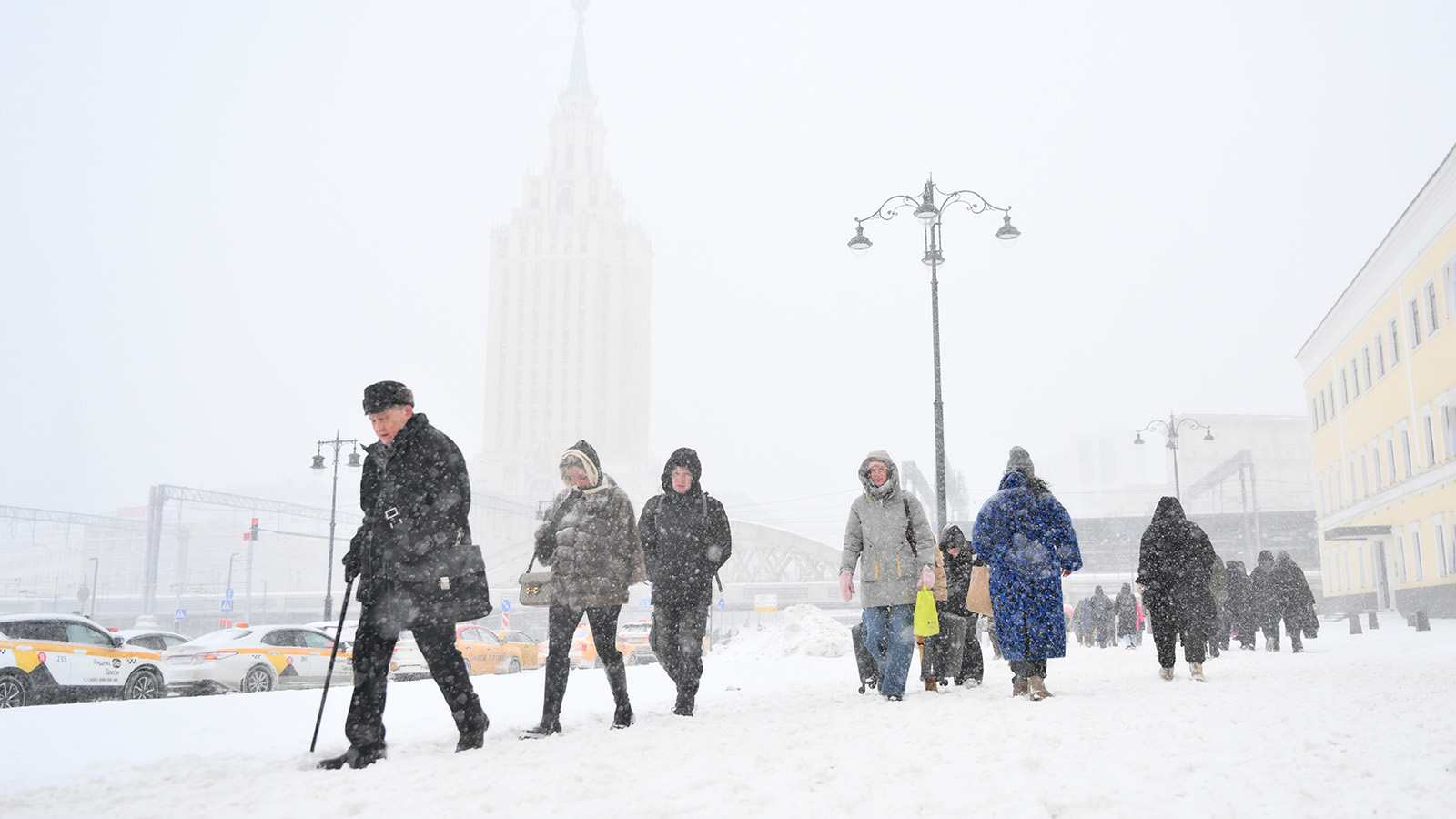Снегопад в Москве, 19 февраля 2026 года