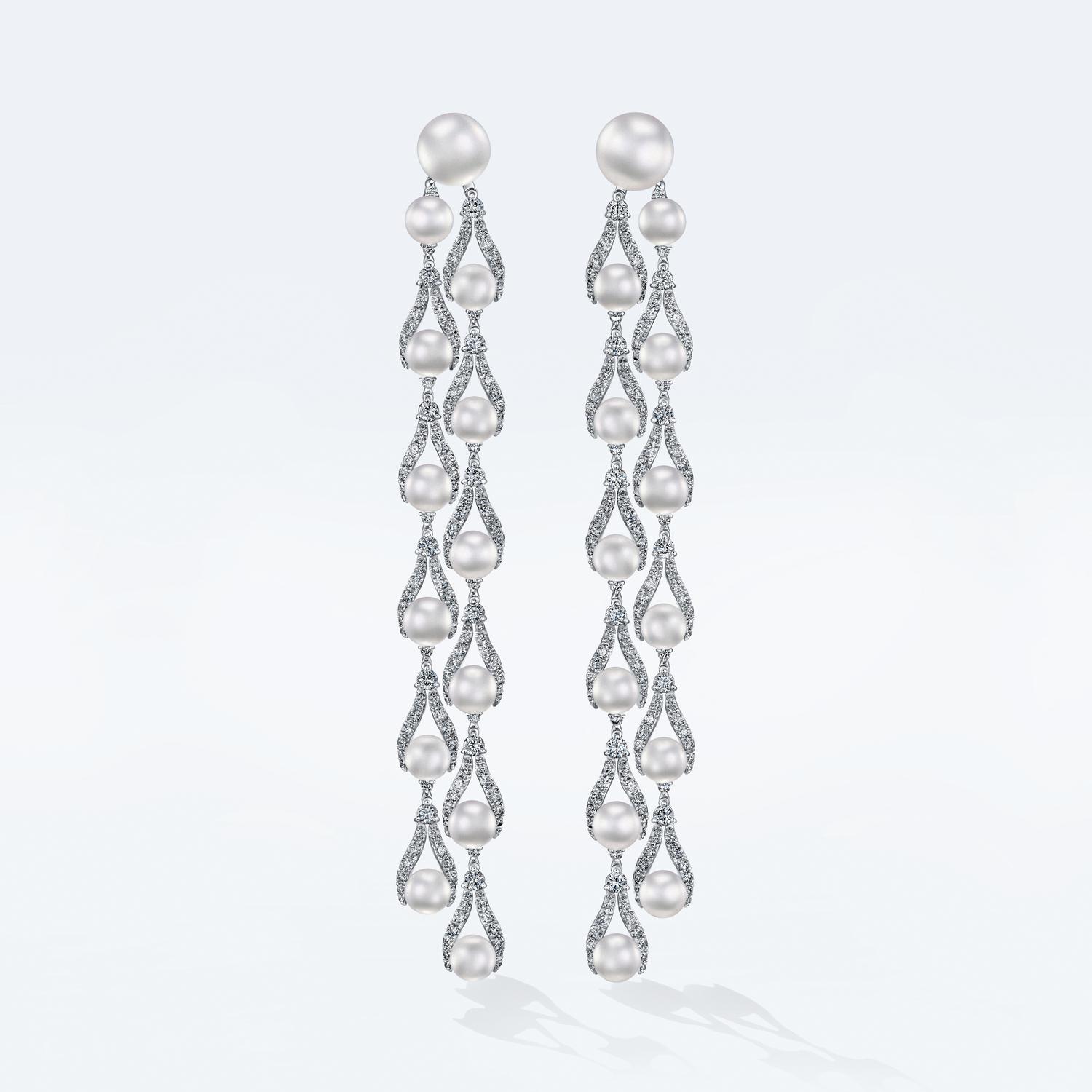 Серьги с жемчугом &laquo;Коронация&raquo;