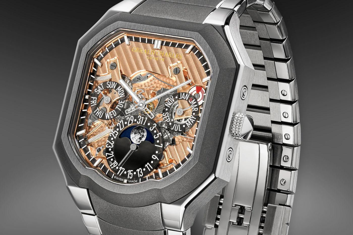 Gerald Charles Masterlink Perpetual Calendar Sapphire Dial