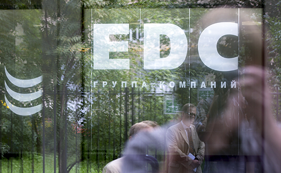 Логотип Eurasia Drilling на офисе компании в Москве
