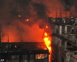 Лесной пожар уничтожил технику на базе ВДВ в Подмосковье