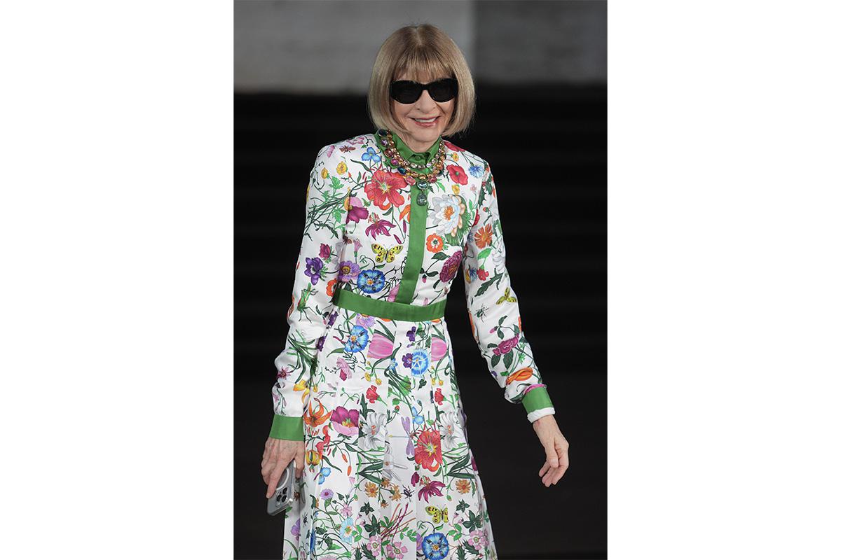 Анна Винтур на модном показе Gucci в рамках Недели моды в Милане, 23 сентября 2025