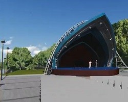 Реконструкция стрит-сцены в Александровском саду в Нижнем Новгороде будет реализована по проекту "Метеор"