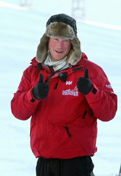 Принц Гарри на Южном полюсе 