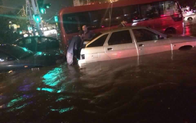 Потоп в Краснодаре в ночь на 2 июня