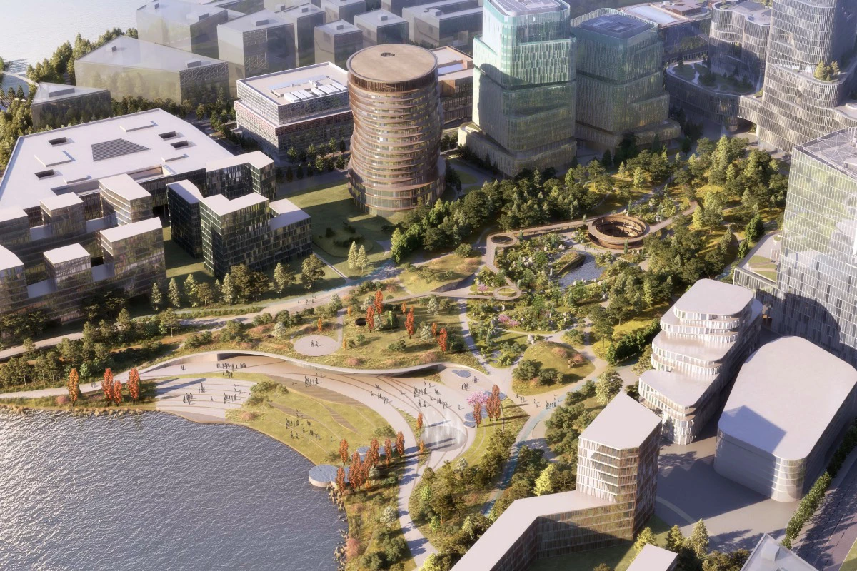 Японский сад в «СберСити»