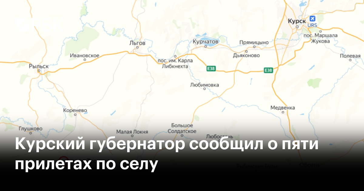 Карта кореневского района курской области подробная