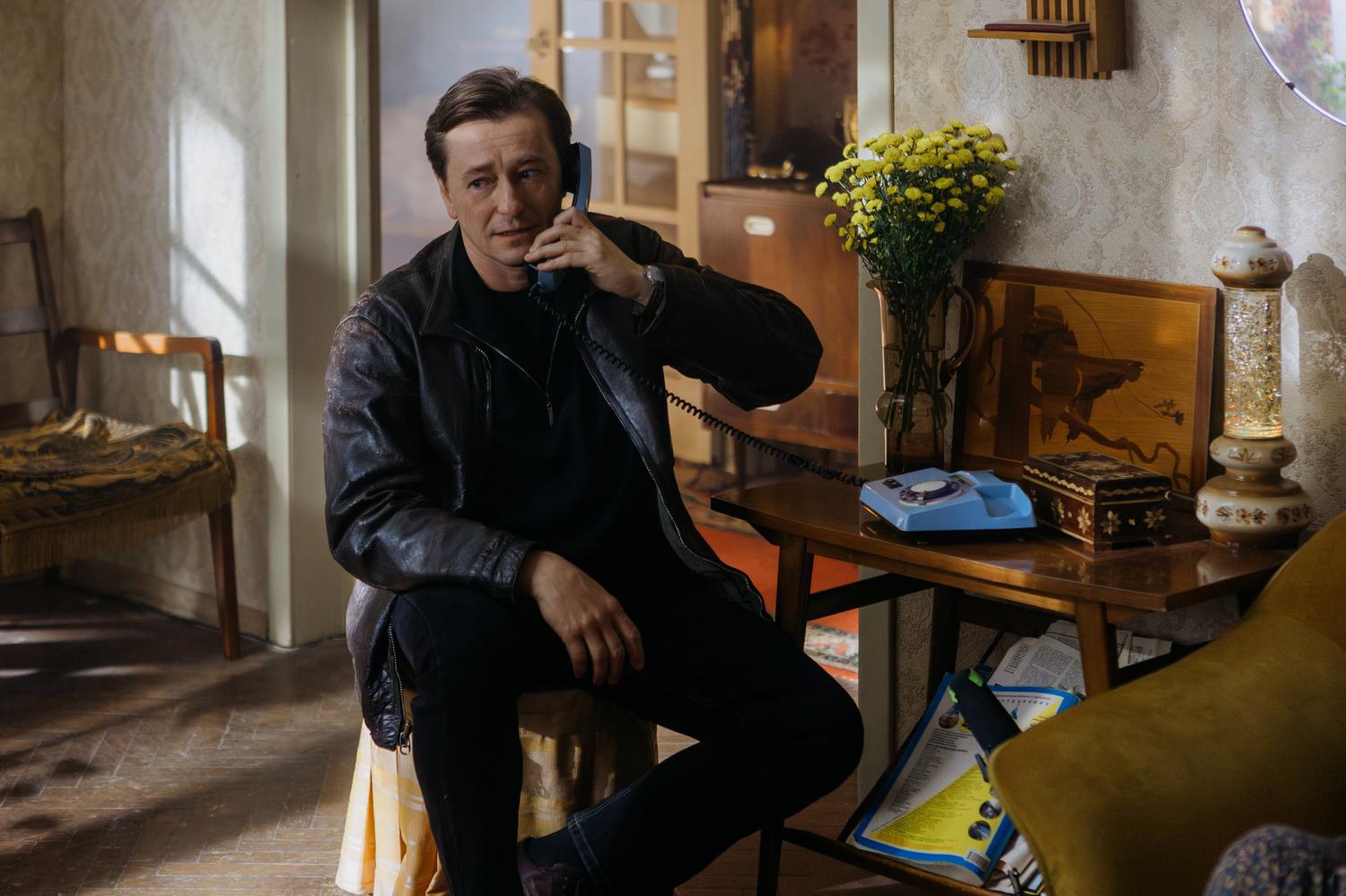 Сергей Безруков&nbsp;на съемках фильма &laquo;Космическая собака Лида&raquo;