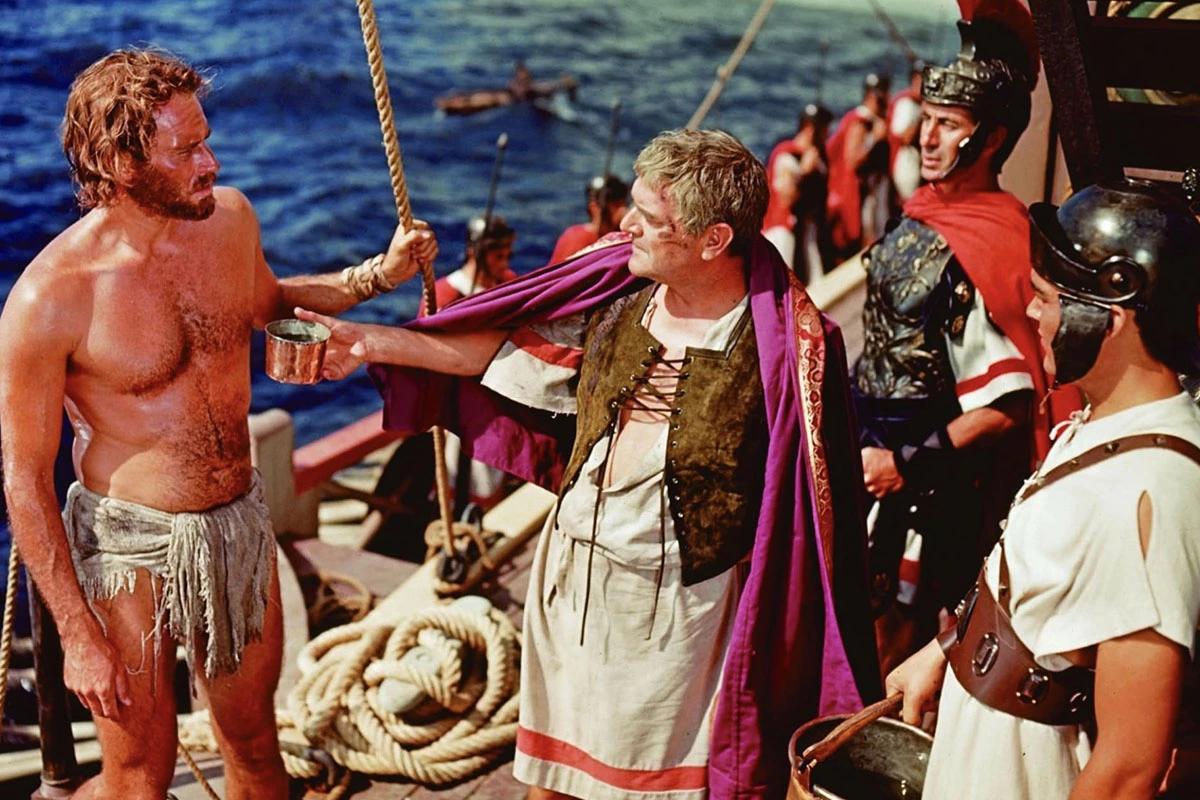 Кадр из фильма «Бен-Гур» (1959)