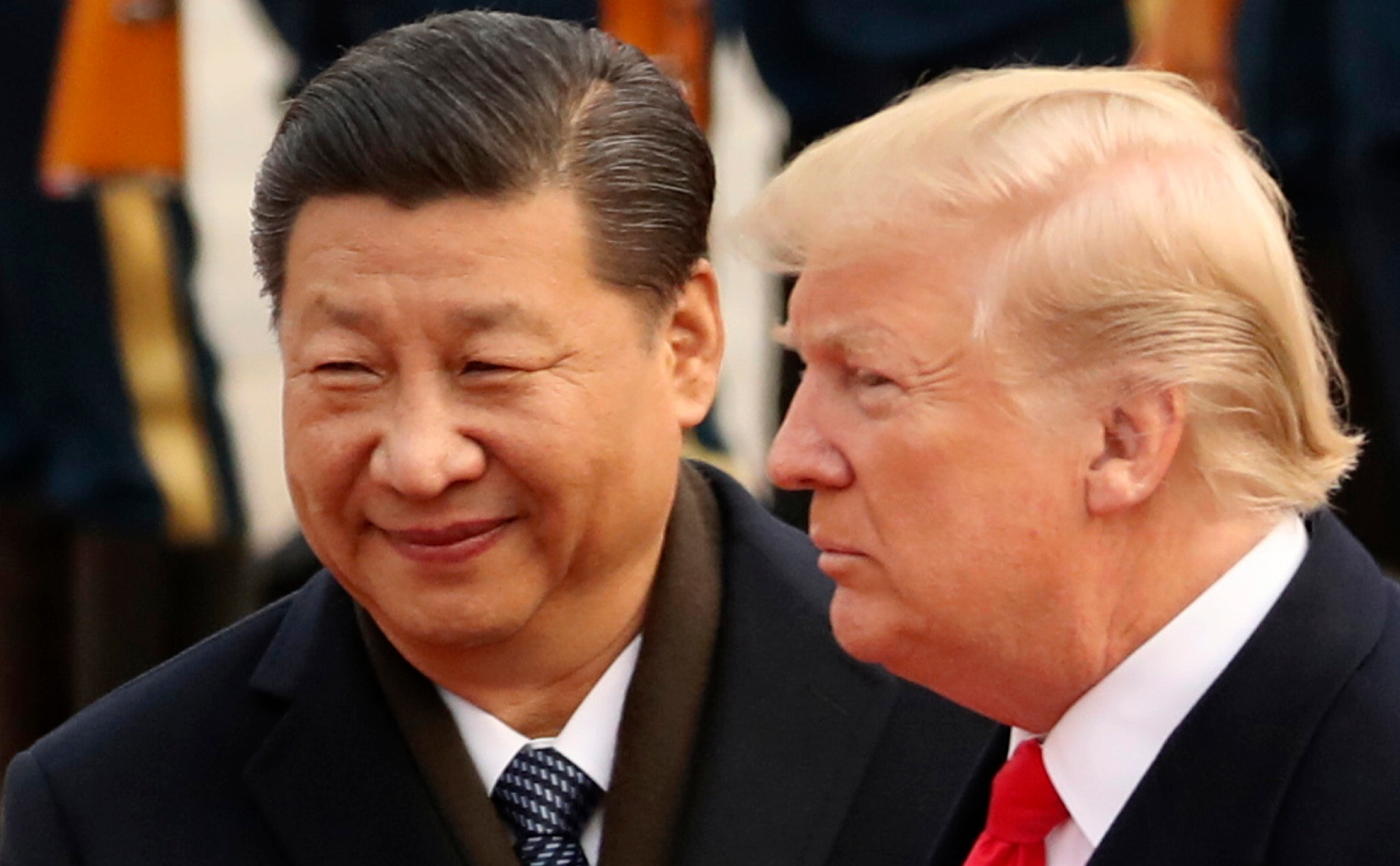 Председатель КНР Си Цзиньпин и президент США Дональд Трамп