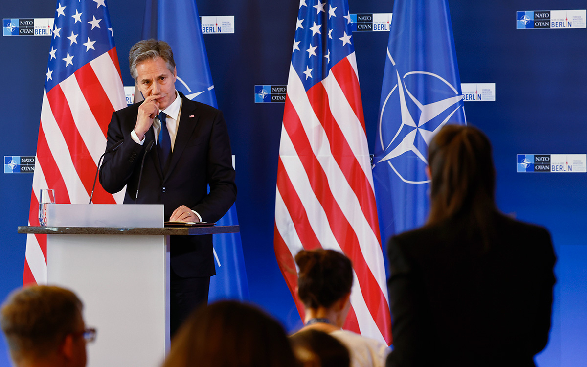 Блинкен заявил об отражении в концепции НАТО сдерживания «агрессии»России"/>













