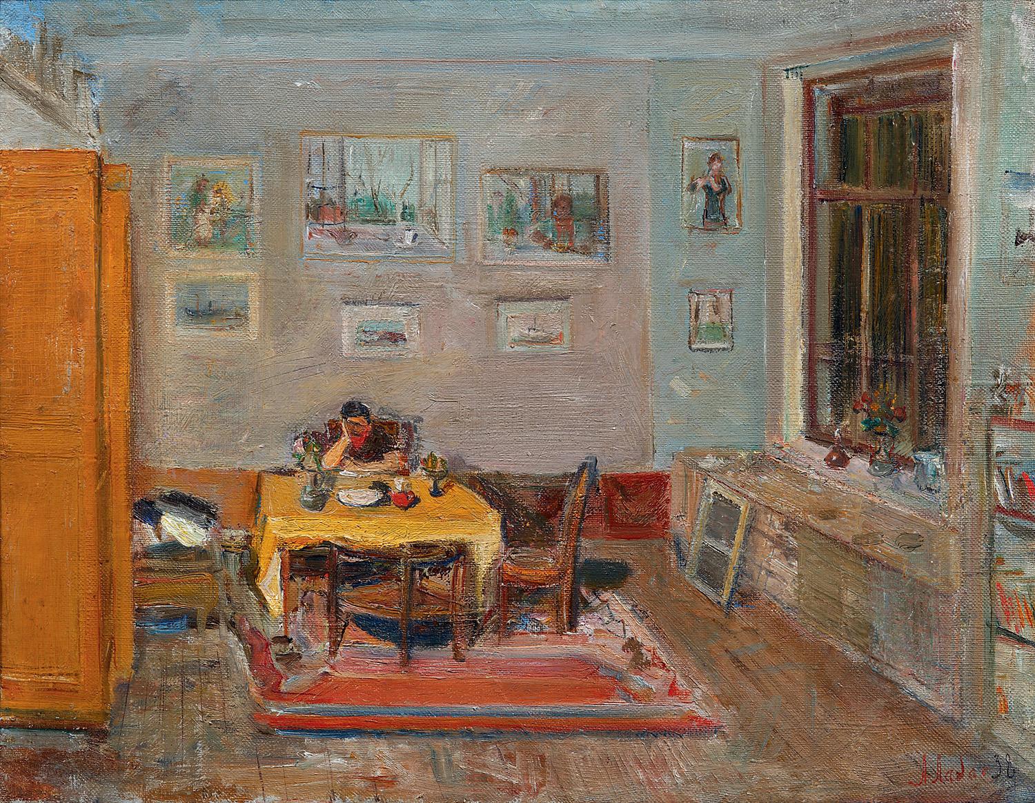 Александр Лабас. «Дома», 1938. Собрание Романа Бабичева