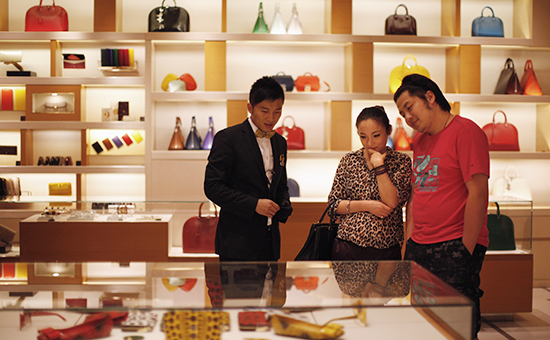 Магазин Louis Vuitton в Китае