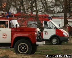 Пожар на территории НИИ Бурденко потушен, пострадавших нет