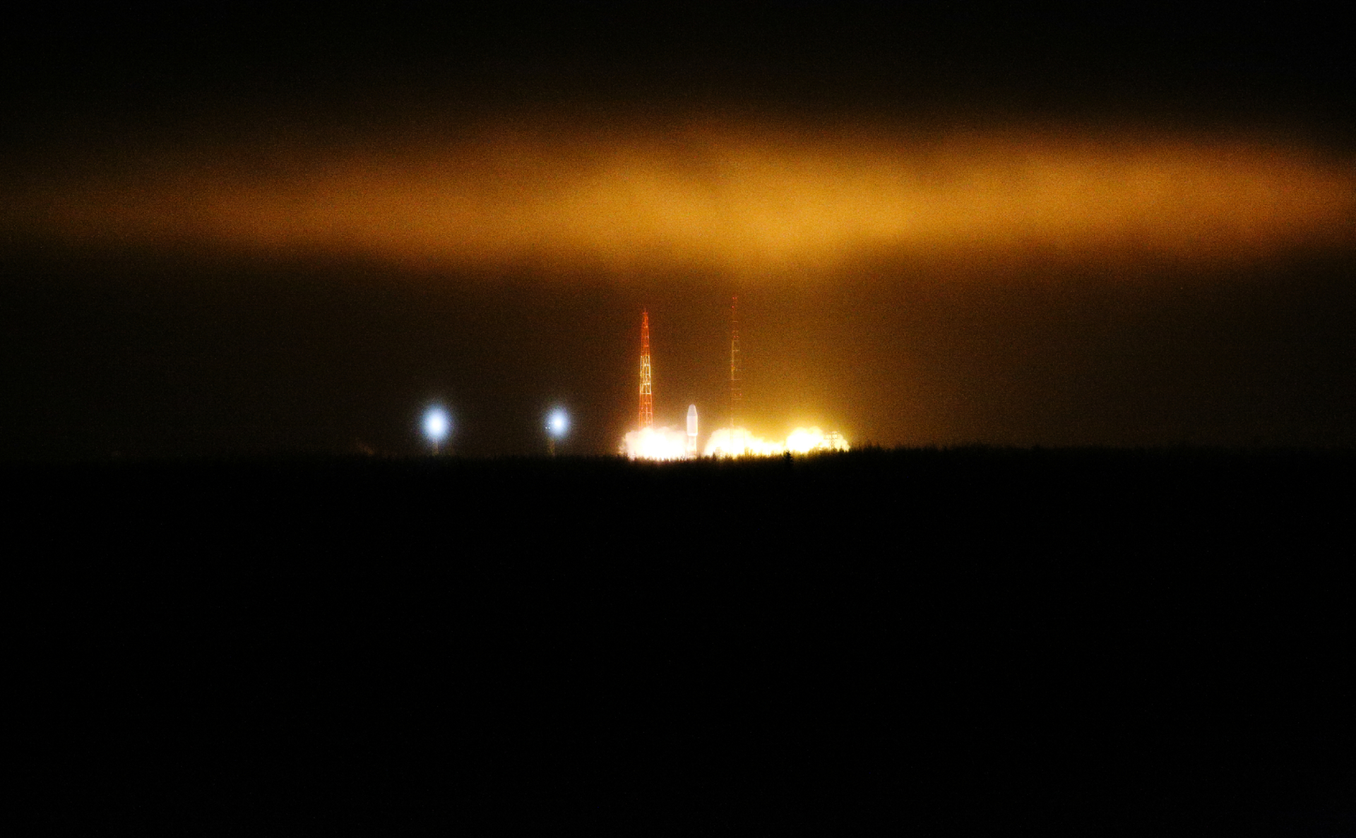 Старт ракеты-носителя &laquo;Союз-2.1б&raquo; с Плесецка