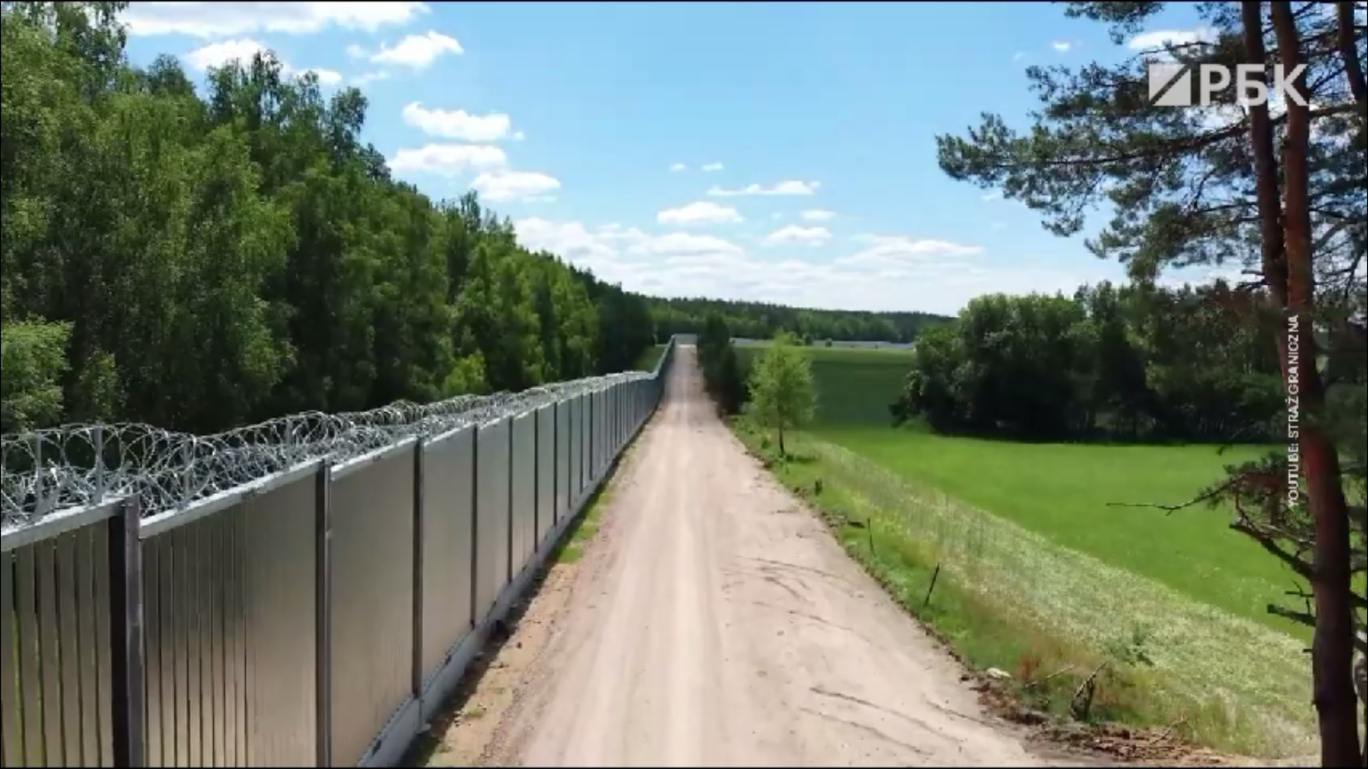 Польша закончила строительство забора на границе с Белоруссией