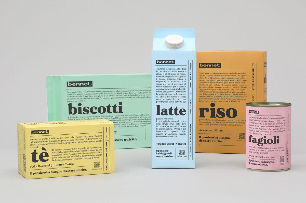 Упаковка продуктов сети супермаркетов Bennet