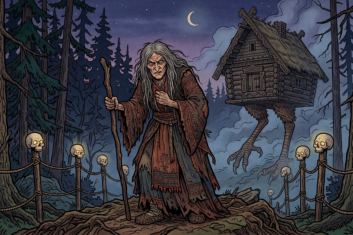Особенности внешности позволяют рассматривать Бабу-ягу не только как «ведьму», а как реликт древнего образа хозяйки иного мира