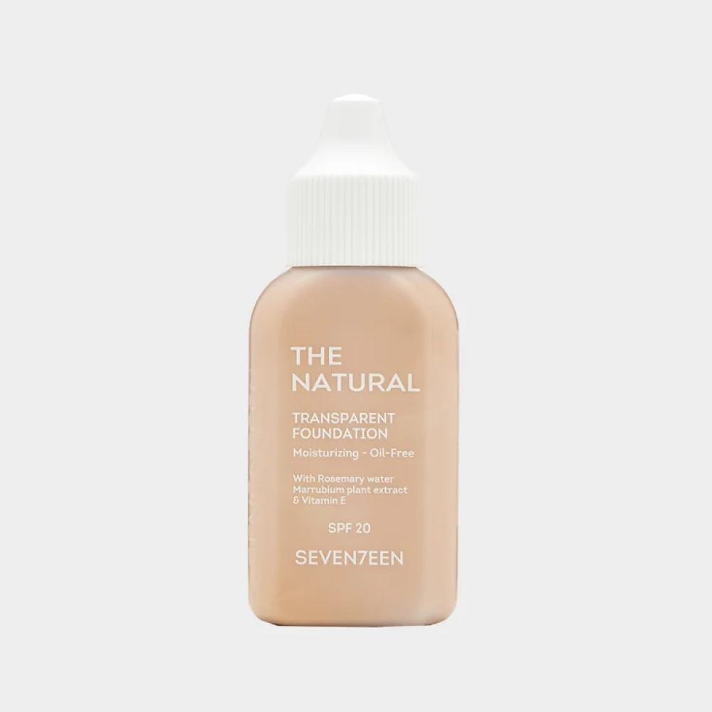 Тональный крем для лица SPF 20 The Natural Transparent Foundation, оттенок 03, Seventeen, 1342 руб. (Золотое яблоко)