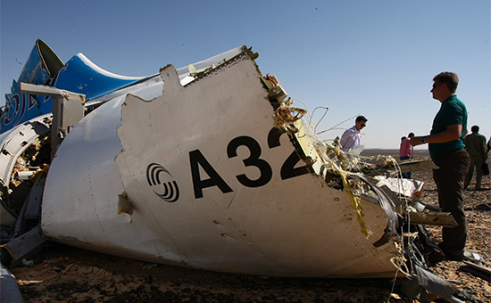 На месте крушения российского самолета Airbus A321