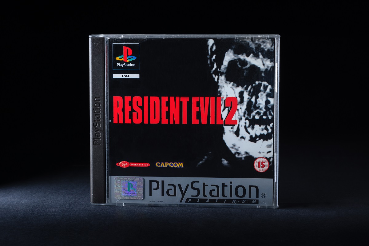 Обложка диска с игрой Resident Evil 2 от Capcom для консолей PlayStation