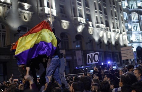 Акции протеста в Испании