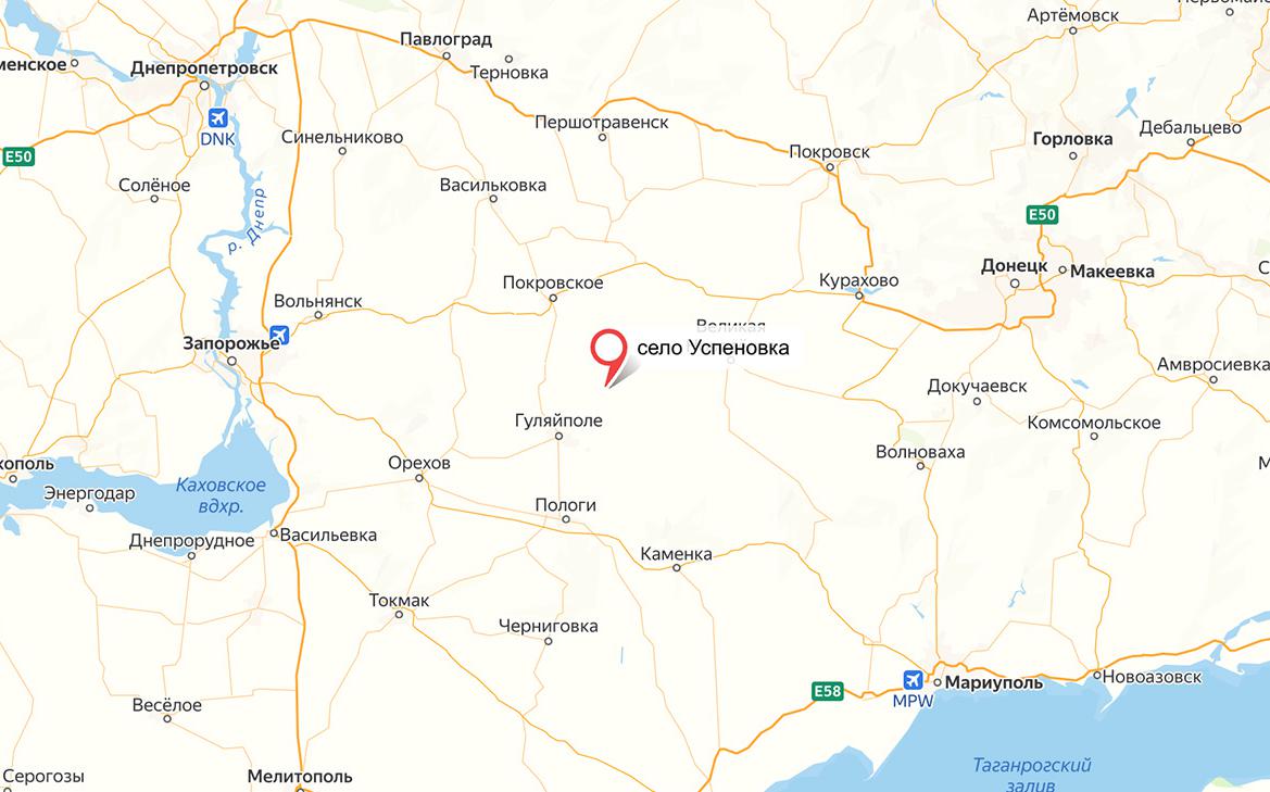 Российские войска заняли Успеновку в Запорожской области