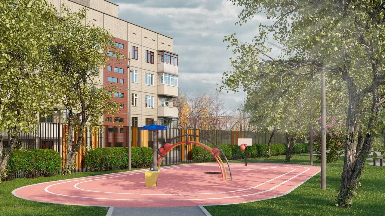 В Пресненском районе обустроят детские и тренажерные площадки и прогулочную зону с тактильными тропами