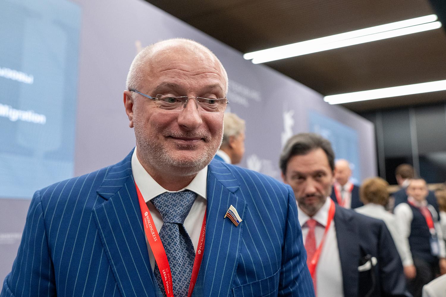 Андрей Клишас на&nbsp;Петербургском международном юридическом форуме, 20 мая&nbsp;2025 года