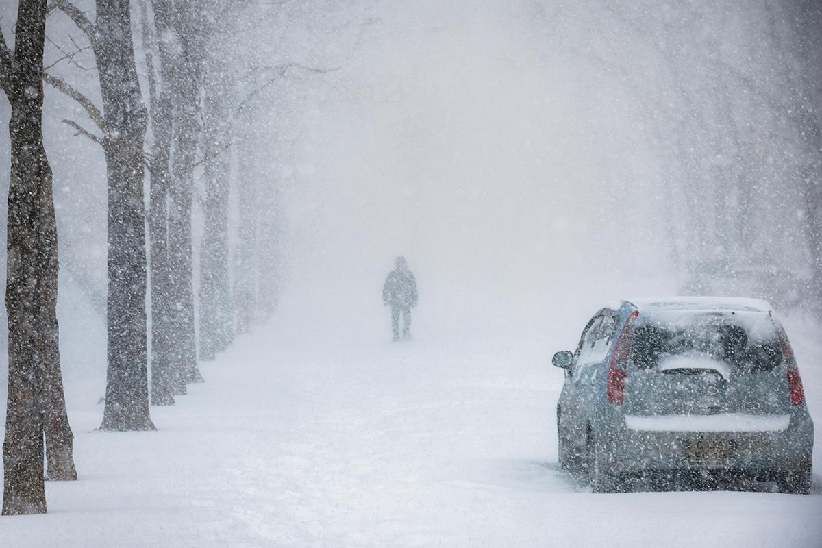 Снегопад во Владивостоке, 10 января 2026 года