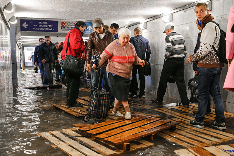 Подземный переход у станции метро &laquo;Савеловская&raquo;