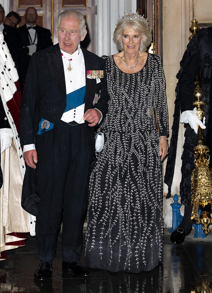 <p>Король Карл III и королева Камилла на торжественном приеме в резиденции лорд-мэра Лондона</p>