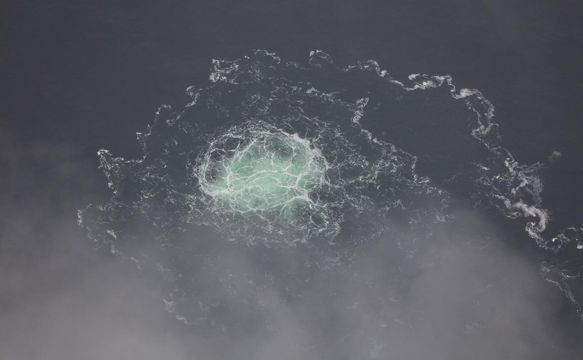 Место утечки на газопроводе &laquo;Северный поток&raquo;, 28 сентября 2022 года