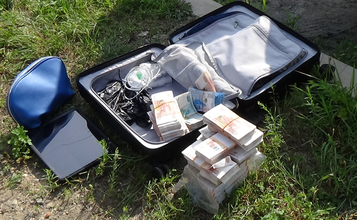 Полиция Биробиджана нашла во дворе чемодан с 15 млн руб.