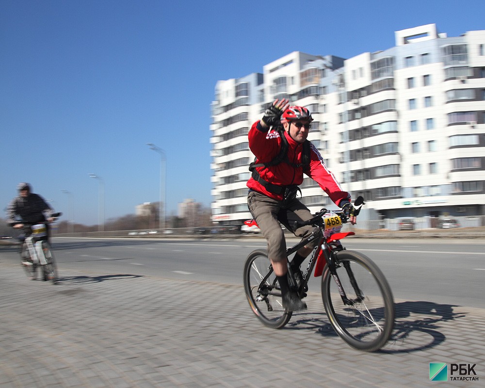 Открытие велосезона в Казани.