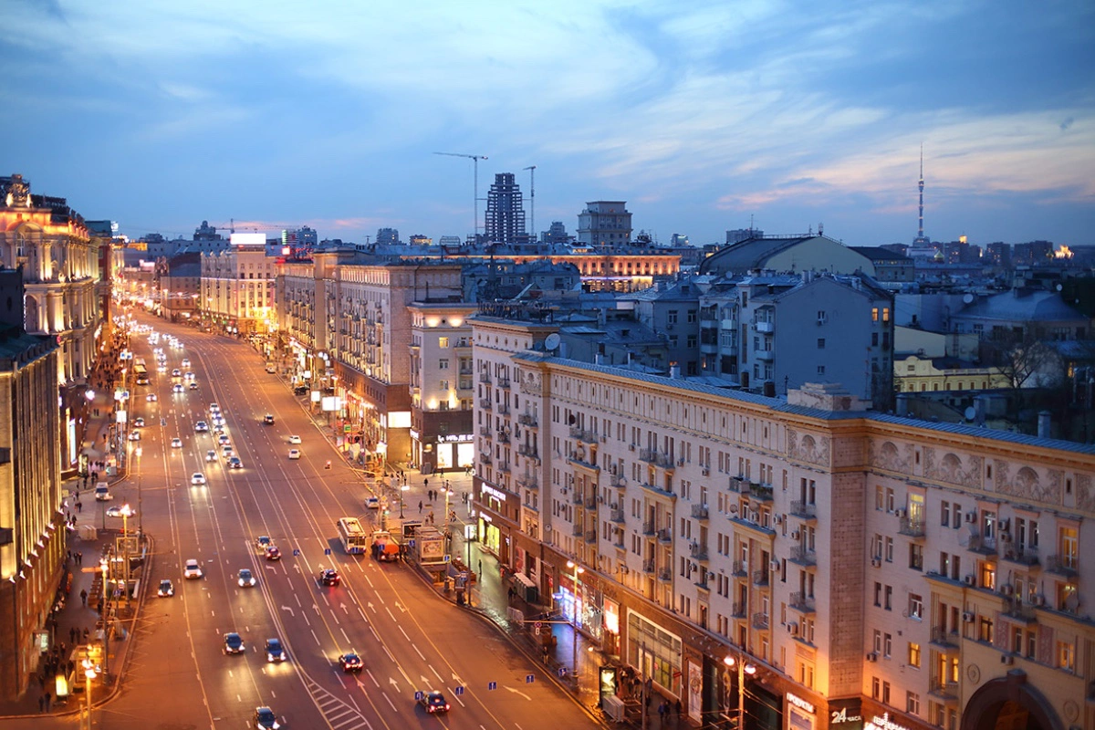 Улица Тверская в Москве