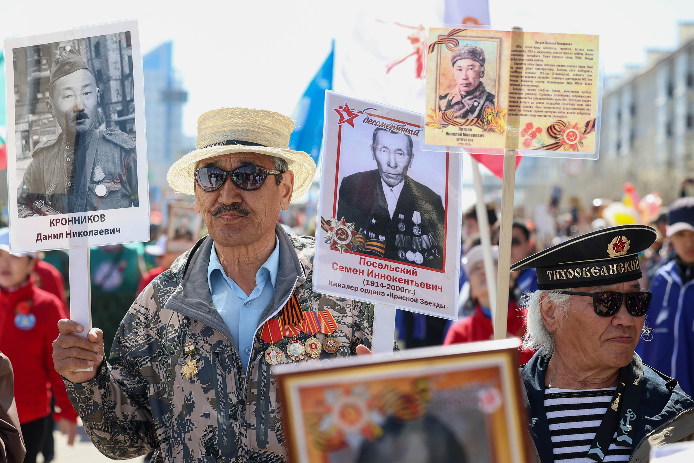 В Якутии также прошли акции «Бессмертного полка». В столице республики в шествиях приняли участие свыше 80 тыс. человек.