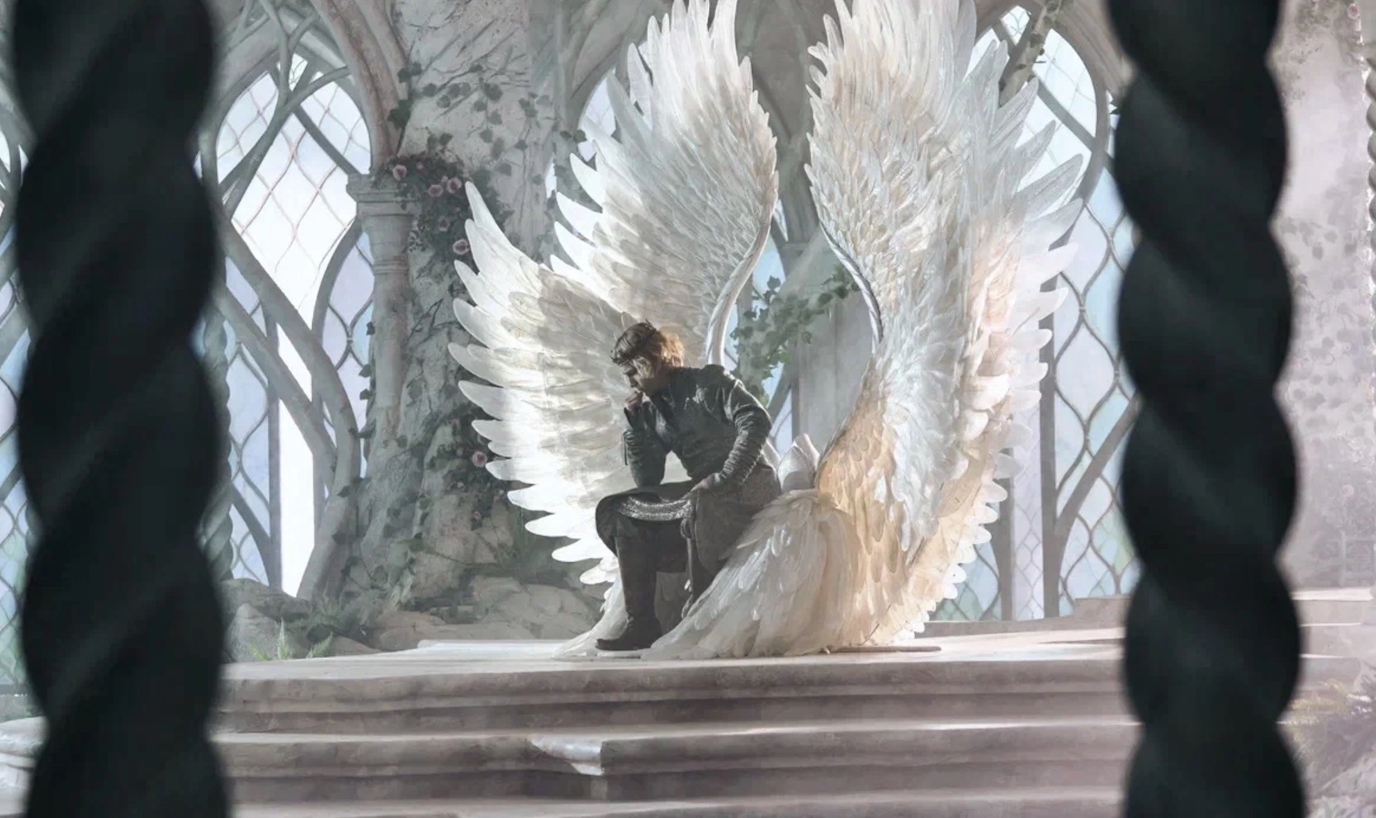 На съемках фильма «Сказка о царе Салтане»