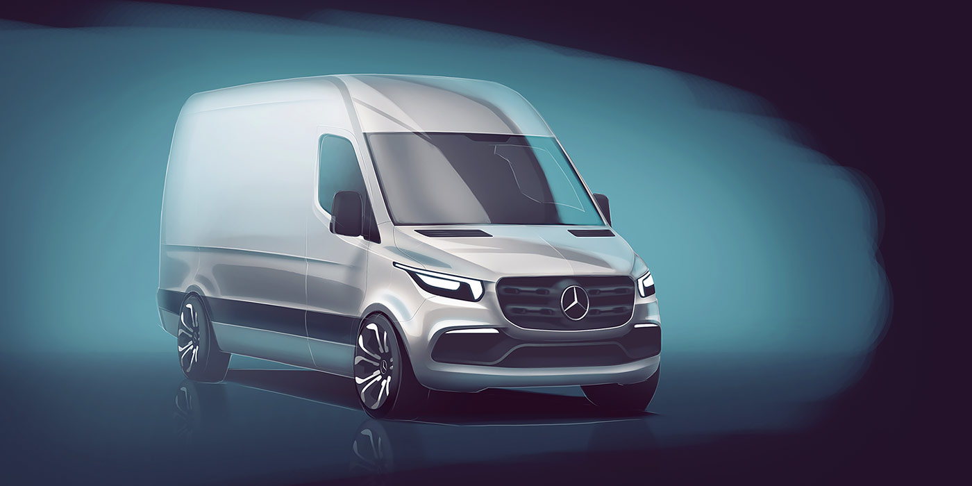 Электричество и тачпады: каким будет новый Mercedes Sprinter